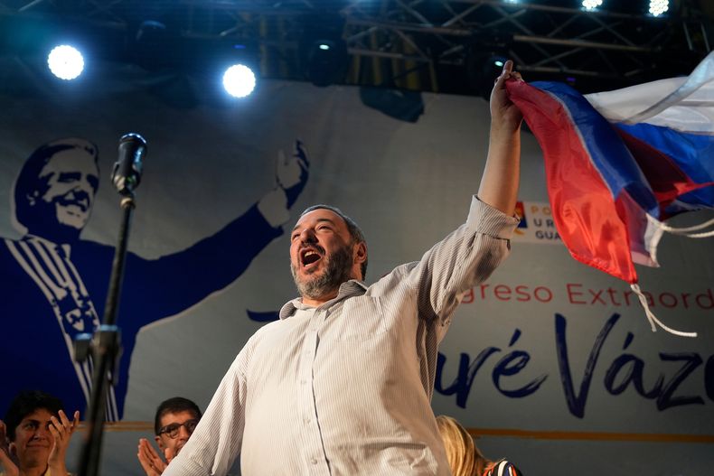 Mario Bergara durante el Congreso del Frente Amplio, en 2023.&nbsp;