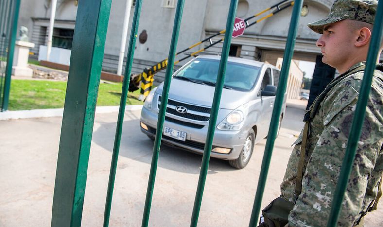 Servicio de Transporte y Sanitario del Ejército, ex Batallón 13. Foto: Santiago Mazzarovich / adhocFOTOS.