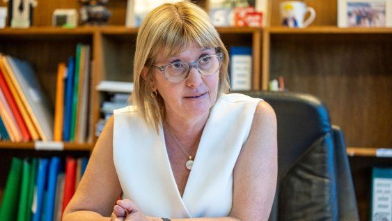 Futura ministra de Salud, Cristina Lustemberg, en su despacho de diputada Futura ministra de Salud, Cristina Lustemberg, en su despacho de diputada