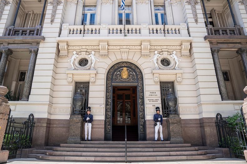 Suprema Corte de Justicia en Montevideo.
