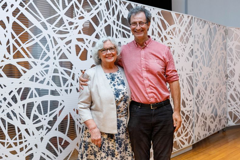 Ana María Poggi y Daniel Osimani.