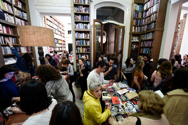 La Noche de las Librerías en su primera edición, 2017.&nbsp;