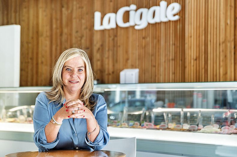 Magdalena Lorenzo, CEO de La Cigale, posa para Trayectorias. Foto: Adrián Echeverriaga.