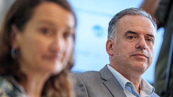 Vicecanciller Valeria Csukasi junto al presidente Yamandú Orsi. Vicecanciller Valeria Csukasi junto al presidente Yamandú Orsi.