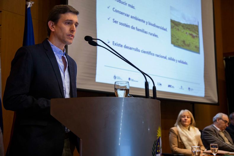 El presidente del Instituto Plan Agropecuario, Santiago Scarlato.