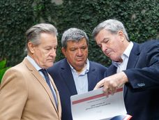 Gabriel Gurméndez, Jorge Barrera y Pedro Bordaberry
