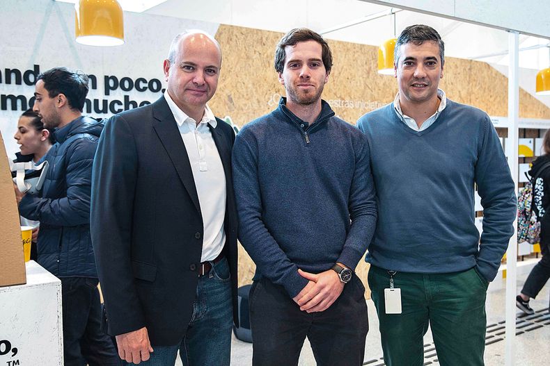 Santiago Blanco, Tomás Ojeda y Brian Crizul