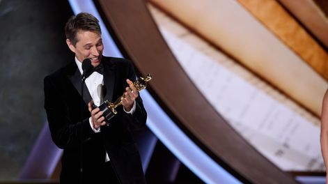 El director de&nbsp;Anora, Sean Baker, durante los Premios Oscar