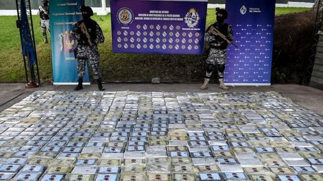 Presentación de incautación de drogas en la sede de la Dirección de Represión al Tráfico Ilícito de Drogas&nbsp;