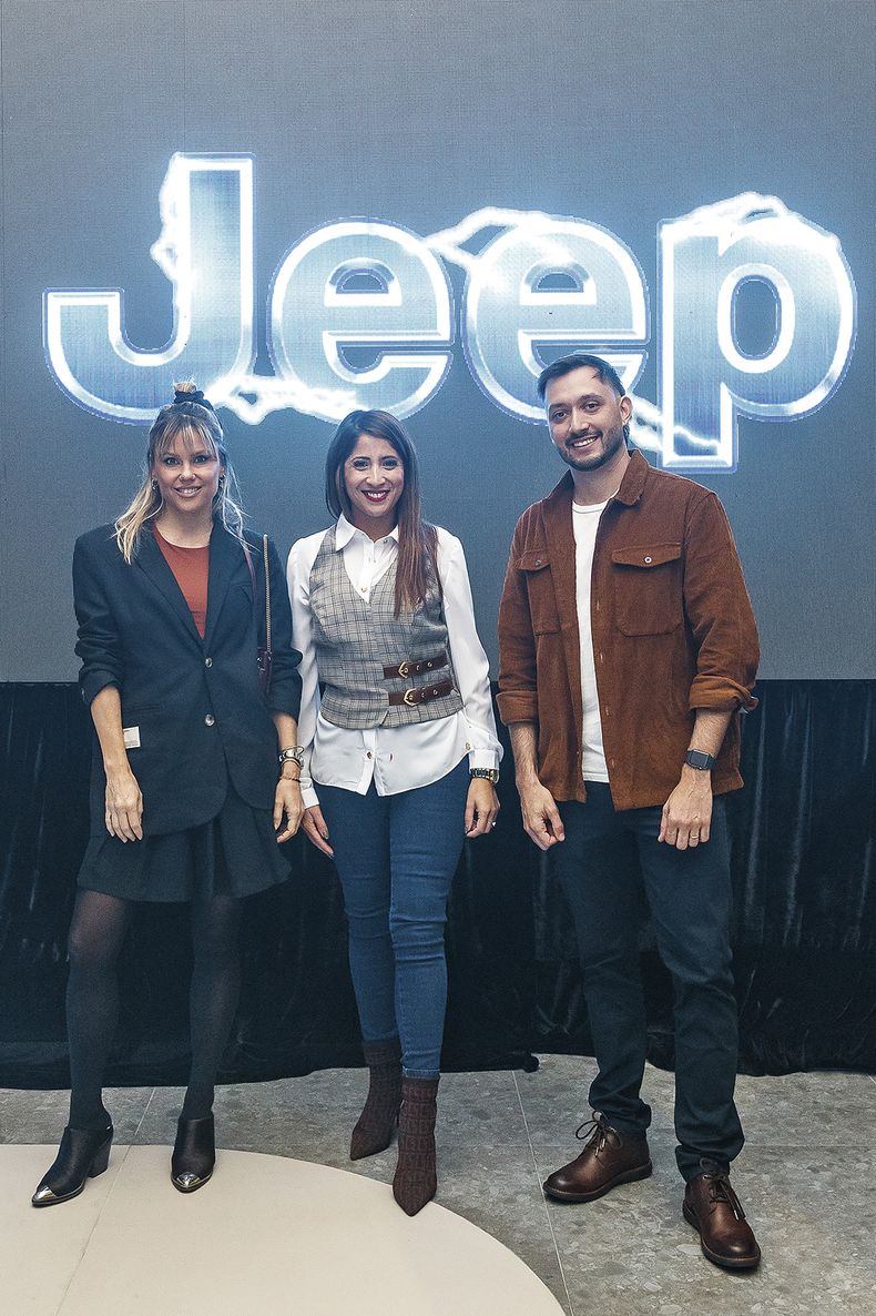 Popi Dougall, María José Paiva y Diego Paz