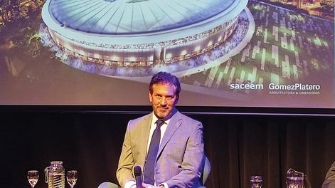 Alejandro Domínguez, presidente de Conmebol, es quien lidera las conversaciones para que el Mundial 2030 se dispute en Sudamérica. Foto: Leticia Cencio
