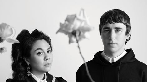 Simone Rocha junto al stylist y colaborador Robbie Spencer