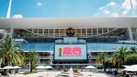 Uruguay jugará dos partidos en el Hard Rock Stadium&nbsp;de Miami&nbsp;