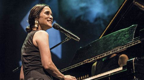 Julieta Venegas en Uruguay. Foto: Mauricio Rodríguez.