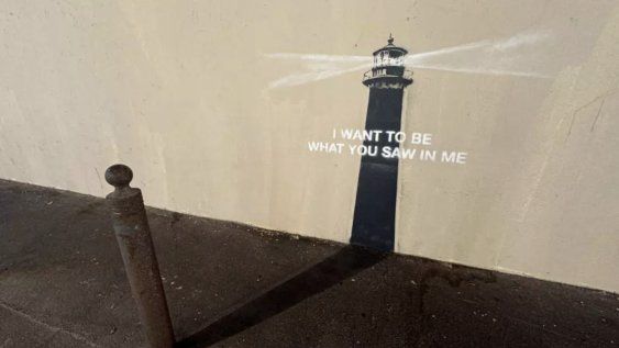 La nueva obra del artista callejero Banksy en Marsella, el 30 de mayo de 2025 La nueva obra del artista callejero Banksy en Marsella, el 30 de mayo de 2025