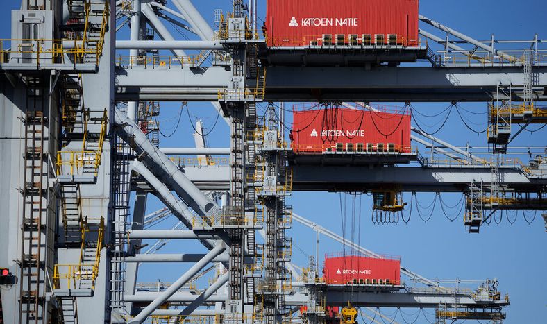 Operativa en la Terminal Cuenca del Plata. Foto: Nicolás Celaya, adhocFOTOS