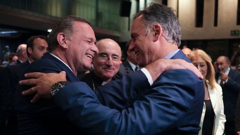 Delgado y Orsi coincidieron esta semana en la conmemoración de la Noche de los Cristales Rotos