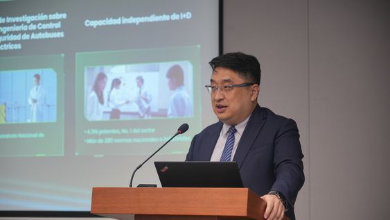 Li Gaopeng, director de Investigación de Nueva Energía de Yutong Li Gaopeng, director de Investigación de Nueva Energía de Yutong