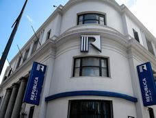 Sede central de República AFAP, la administradora propiedad del Estado. Sede central de República AFAP, la administradora propiedad del Estado.