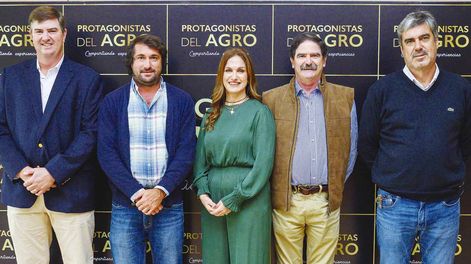 Enrique Oyharzábal, Federico Bellenda, Victoria Carballo, Felipe González y Andrés Alayón