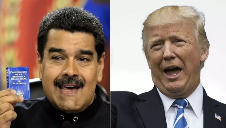 Nicolás Maduro y Donald Trump.