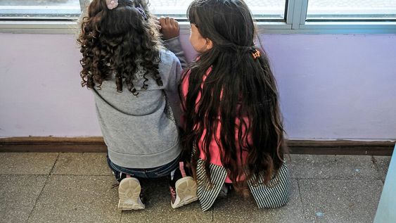 En educación inicial es donde más se nota la baja de alumnos. Foto: Javier Calvelo, adhocFOTOS En educación inicial es donde más se nota la baja de alumnos. Foto: Javier Calvelo, adhocFOTOS
