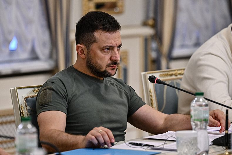 El presidente ucraniano, Volodímir Zelenski. Foto: AFP