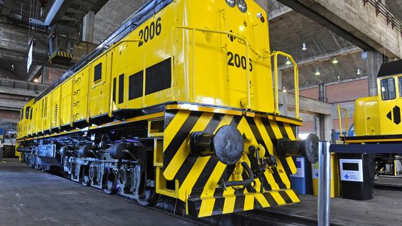 Unz de las locomotoras de Self, recuperada en 2018 Unz de las locomotoras de Self, recuperada en 2018
