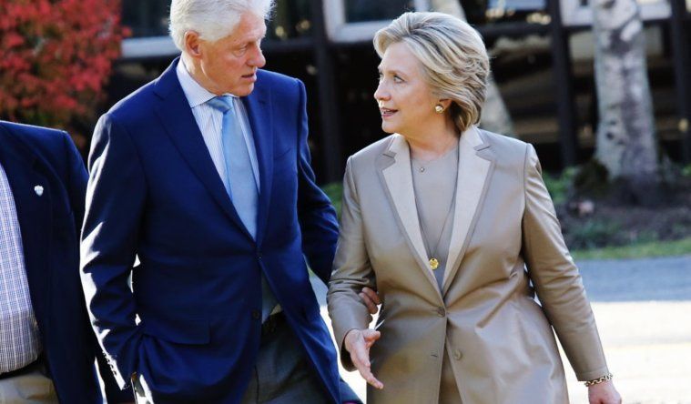 Bill Clinton y Hillary Clinton.