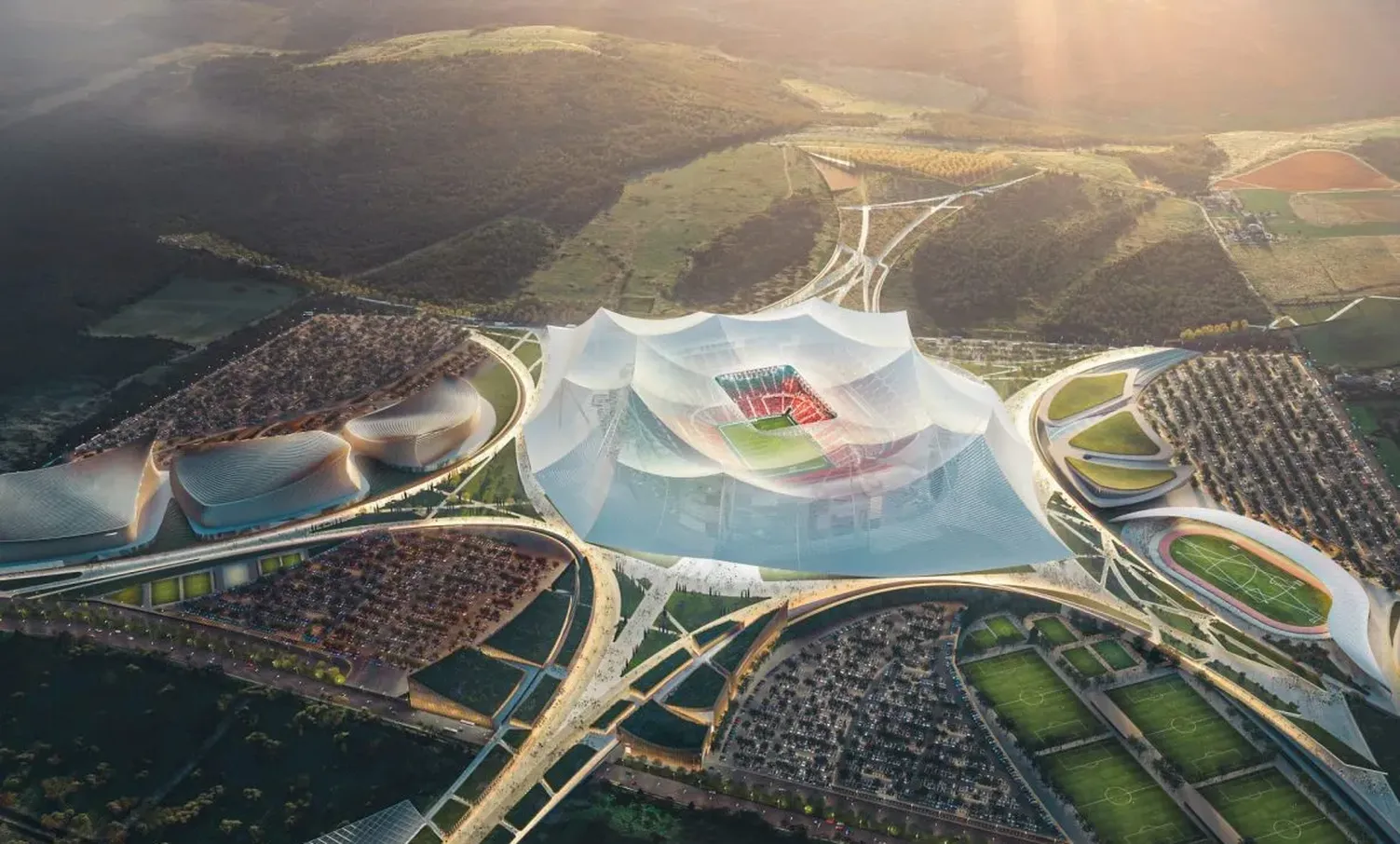 Así será el estadio más grande del mundo que prepara Marruecos para el Mundial 2030