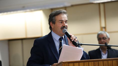 El exministro de Ganadería presentó una rendición de cuentas con tareas cumplidas y otras pendientes. Foto: Nicolás Der Agopián / Búsqueda
