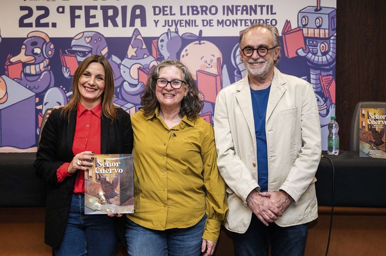 Virginia Mórtola, Margarita Muñiz y Horacio Guerriero